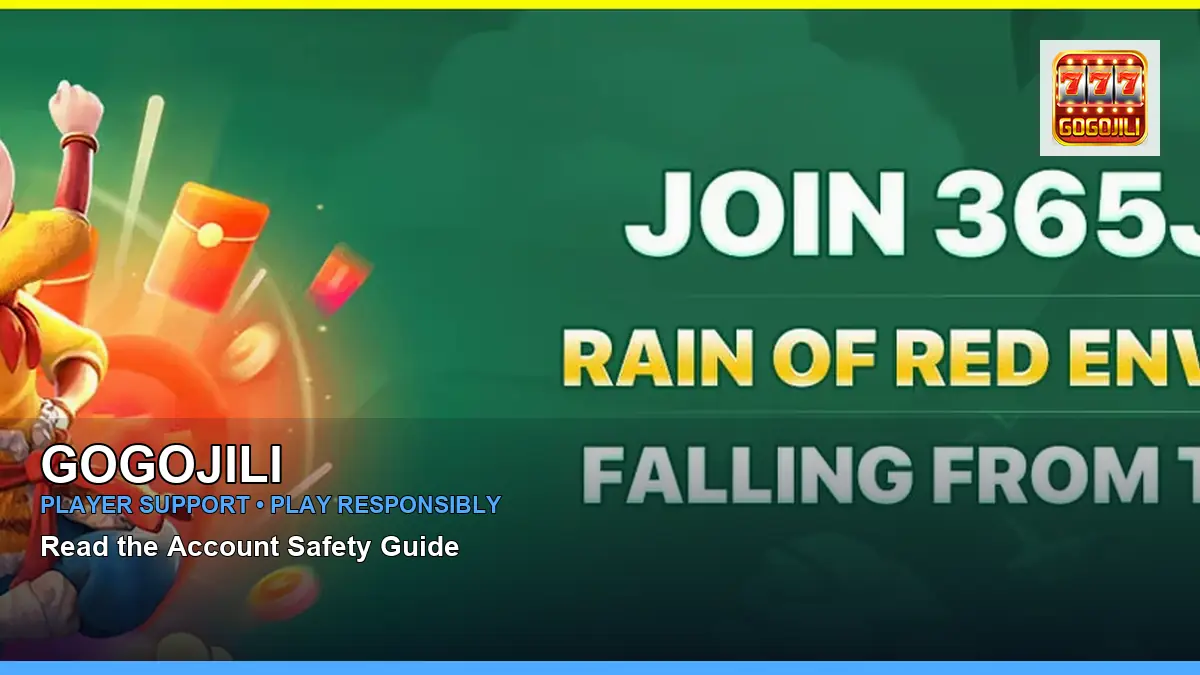 GOGOJILI responsible play resources for Philippine players